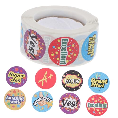 OSALADI Belohnungsaufkleber Cartoon Motivationssticker Selbstklebend Lehrer Belohnung Schule Lob Sticker für Erzieher OSALADI Belohnungsaufkleber Cartoon Motivationssticker Selbstklebend Lehrer Belohnung Schule Lob Sticker für Erzieher von OSALADI