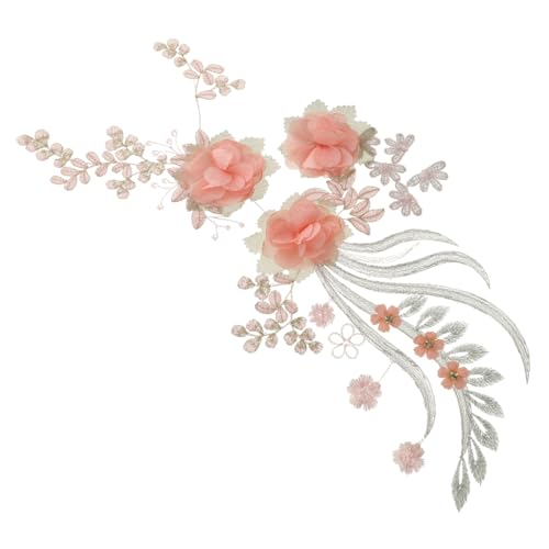 OSALADI Blumen Patches zum Aufbügeln Stickerei Applikationen für Kleidung Taschen und Hüte DIY Handwerk für Kreative Reparaturen und Dekorationen von OSALADI