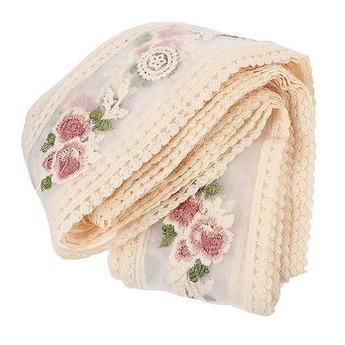 OSALADI Blumenmuster Spitzenband Yards Baumwollspitzenband für Diy Bastelprojekte Hochwertiges Nähzubehör für Hochzeiten Kleider Dekorationen OSALADI Blumenmuster Spitzenband Yards Baumwollspitzenband für Diy Bastelprojekte Hochwertiges Nähzubehör für Hochzeiten Kleider Dekorationen von OSALADI