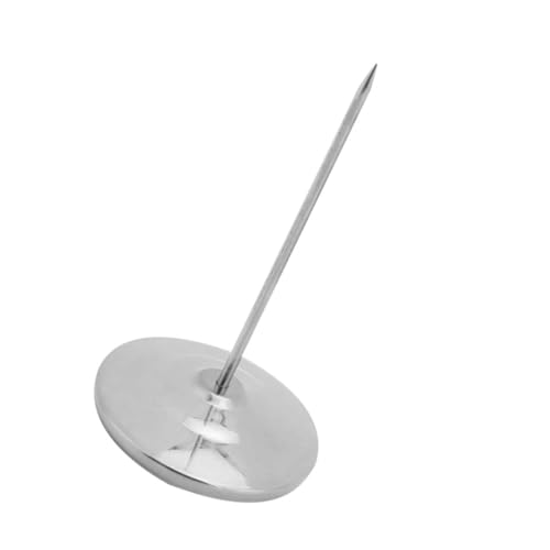 OSALADI Bonhalter Edelstahl mit Rutschfestem Sockel Rechnungshalter für Büro und Gastronomiebereich Vielseitiger Belegspieß für Restaurant Bar und Küche OSALADI Bonhalter Edelstahl mit Rutschfestem Sockel Rechnungshalter für Büro und Gastronomiebereich Vielseitiger Belegspieß für Restaurant Bar und Küche von OSALADI