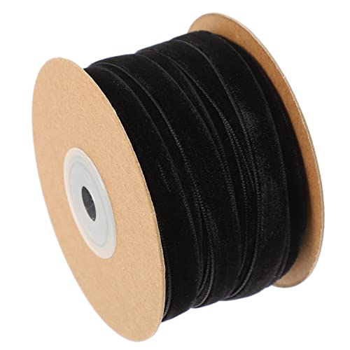 OSALADI Breites Schwarzes Samtband Yards Dekoratives Geschenkband für Hochzeiten Weihnachtsgeschenke DIY Bastelprojekte und Heimdekoration Waschbar und Langlebig OSALADI Breites Schwarzes Samtband Yards Dekoratives Geschenkband für Hochzeiten Weihnachtsgeschenke DIY Bastelprojekte und Heimdekoration Waschbar und Langlebig von OSALADI