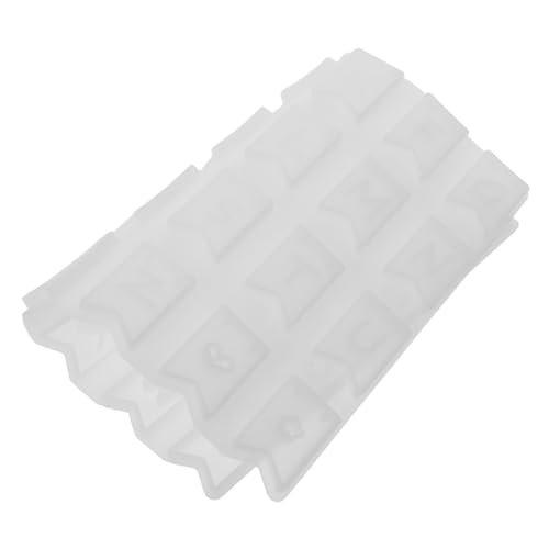OSALADI Buchstaben Silikonform für Resin Gießform mit Löchern Flexibel Langlebig für DIY Schlüsselanhänger Anhänger Ohrringe Schmuckherstellung OSALADI Buchstaben Silikonform für Resin Gießform mit Löchern Flexibel Langlebig für DIY Schlüsselanhänger Anhänger Ohrringe Schmuckherstellung von OSALADI
