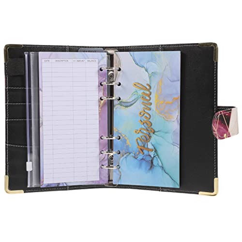 OSALADI Budgetplaner Budgetordner mit Marmor Design Abnehmbares Ringbuch Vielseitiger Organizer für Geldumschläge Quittungen und Karten Handliches Haushaltsbuch für Effizientes Sparen und OSALADI Budgetplaner Budgetordner mit Marmor Design Abnehmbares Ringbuch Vielseitiger Organizer für Geldumschläge Quittungen und Karten Handliches Haushaltsbuch für Effizientes Sparen und von OSALADI