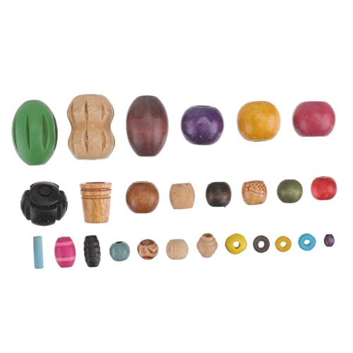 OSALADI Bunte Holzperlen Diy Bastelmaterialien für Schmuckherstellung Kreative Perlen für Ohrringe Armbänder und Dekorationen für Ihre Bastelprojekte OSALADI Bunte Holzperlen Diy Bastelmaterialien für Schmuckherstellung Kreative Perlen für Ohrringe Armbänder und Dekorationen für Ihre Bastelprojekte von OSALADI
