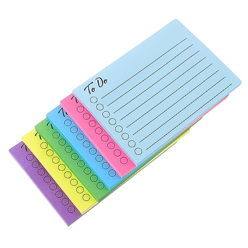 OSALADI Bunte Selbstklebende Memoaufkleber Praktische Notizblöcke für Büro Schule Zuhause OSALADI Bunte Selbstklebende Memoaufkleber Praktische Notizblöcke für Büro Schule Zuhause von OSALADI