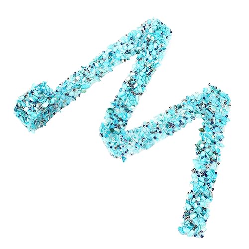 OSALADI Bunte Stein Schalen Strass Beaded Eisen Aufnäh Applikation Kette für DIY Handwerk zum Verzieren von Kleidung Taschen Schuhen und Mehr OSALADI Bunte Stein Schalen Strass Beaded Eisen Aufnäh Applikation Kette für DIY Handwerk zum Verzieren von Kleidung Taschen Schuhen und Mehr von OSALADI