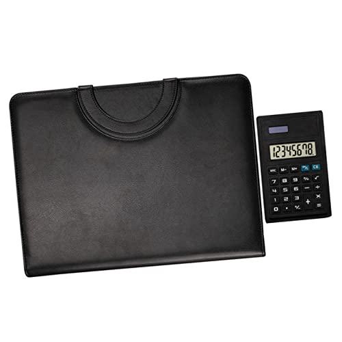 OSALADI Business Dokumentenmappe Mit Reißverschluss Binder Pad Folio Hülle Büro Halter Organizer Geschäftsbedarf Lederordner Pu Schwarz OSALADI Business Dokumentenmappe Mit Reißverschluss Binder Pad Folio Hülle Büro Halter Organizer Geschäftsbedarf Lederordner Pu Schwarz von OSALADI