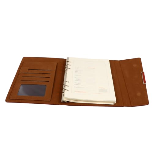 OSALADI Business Notizbuch Pu leder Braun Dreifach Vielseitiges Tagesplaner notizheft für Schüler Reisende Büro und Lehrer Leicht und Handlich für Terminplanung und Persönliche OSALADI Business Notizbuch Pu leder Braun Dreifach Vielseitiges Tagesplaner notizheft für Schüler Reisende Büro und Lehrer Leicht und Handlich für Terminplanung und Persönliche von OSALADI