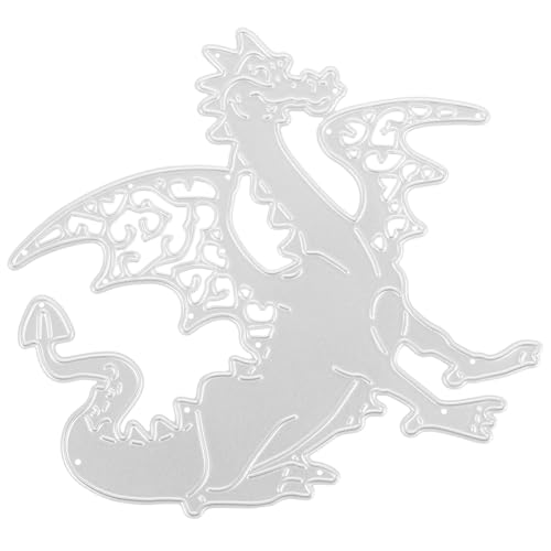 OSALADI Carbonstahl Stanzform für Diy Dragon Design für Scrapbooking Kartenherstellung Praktische Schneidvorlage für Kreative Bastelprojekte von OSALADI