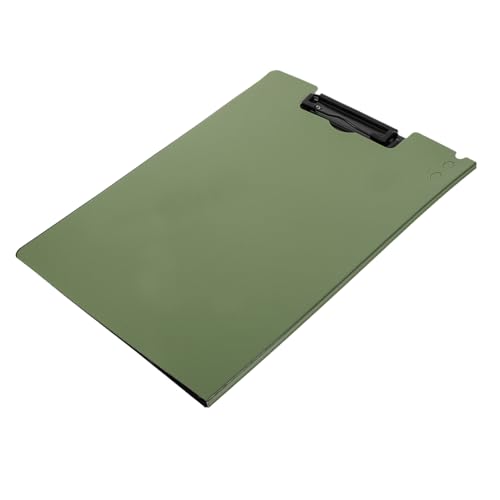 OSALADI Clipboard Folder mit Robustem Clip Langlebiges Kunststoff Klemmbrett für Studenten Büro und Pflege Geeignet zur Organisation von Prüfungsunterlagen und Dokumenten von OSALADI
