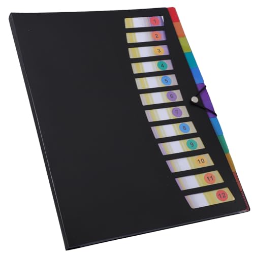 OSALADI Clusterordner Dokumente Organisator Schule Akkordeondateiordner multi Tragbar Unterlagen Büro aktenordner Ordner-Organizer Organizer-Ordner Taschenordner pp Black OSALADI Clusterordner Dokumente Organisator Schule Akkordeondateiordner multi Tragbar Unterlagen Büro aktenordner Ordner-Organizer Organizer-Ordner Taschenordner pp Black von OSALADI