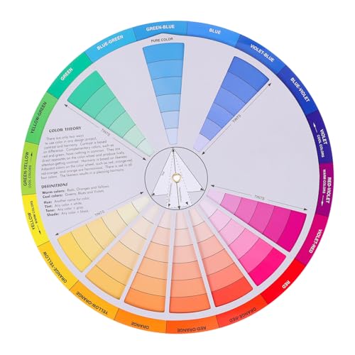OSALADI Creative Rotation Wheel Für Farblernen Standard Farbkarte Mischpalette Für Makeup Nail Art Und Künstler Farbharmonie-tool OSALADI Creative Rotation Wheel Für Farblernen Standard Farbkarte Mischpalette Für Makeup Nail Art Und Künstler Farbharmonie-tool von OSALADI