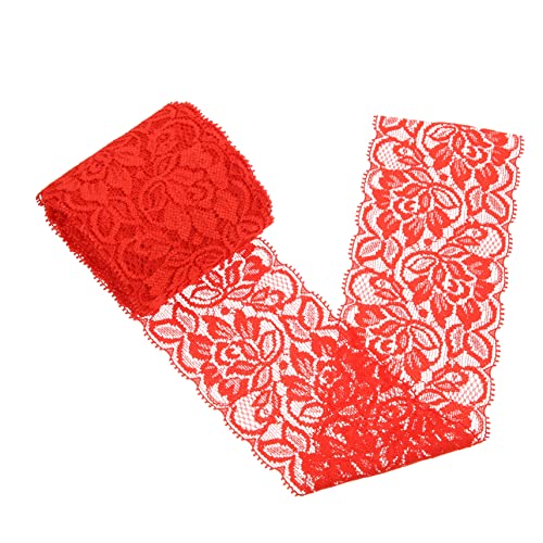 OSALADI DIY Elastisches Spitzenband Dekoratives Nähmaterial für Bastelprojekte für Bekleidungsverschönerungen Geschenkverpackung und Heimdekoration OSALADI DIY Elastisches Spitzenband Dekoratives Nähmaterial für Bastelprojekte für Bekleidungsverschönerungen Geschenkverpackung und Heimdekoration von OSALADI