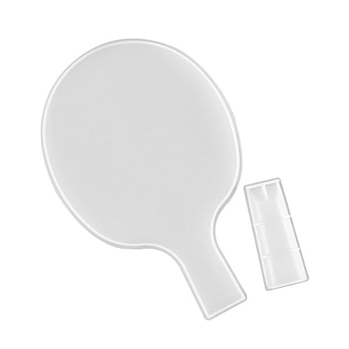 OSALADI DIY Form für Tischtennisschläger Epoxidharz Ornamente Wiederverwendbar Einfach zu Reinigen Bastelprojekte und von OSALADI