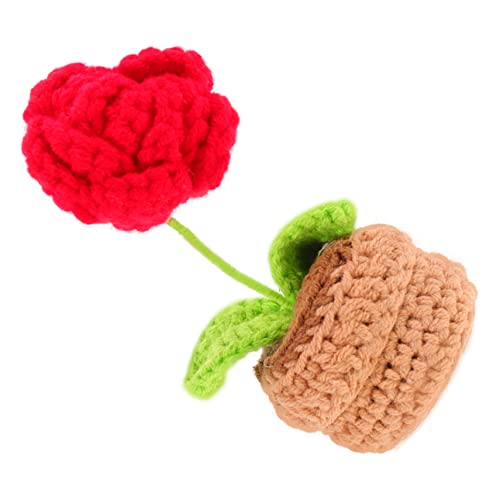 OSALADI DIY Häkelblumen Mini Pflanze Dekorative Topfpflanze für Zuhause und Büro Künstliche Häkelblume im Aesthetic Stil für und Familie OSALADI DIY Häkelblumen Mini Pflanze Dekorative Topfpflanze für Zuhause und Büro Künstliche Häkelblume im Aesthetic Stil für und Familie von OSALADI