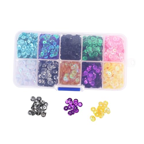 OSALADI DIY Pailletten für Kleidung Flache Runde Pailletten für Kostümdekorationen Vielseitig Einsetzbar für Hochzeitskleider Taschen und Bastelprojekte Boxen OSALADI DIY Pailletten für Kleidung Flache Runde Pailletten für Kostümdekorationen Vielseitig Einsetzbar für Hochzeitskleider Taschen und Bastelprojekte Boxen von OSALADI