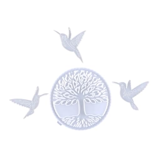 OSALADI DIY Silikonform Baum und Vogel Form für Handwerkskunst Wiederverwendbar für Wanddekoration Anhänger Epoxidharz Gießen Kreative Bastelgestaltung OSALADI DIY Silikonform Baum und Vogel Form für Handwerkskunst Wiederverwendbar für Wanddekoration Anhänger Epoxidharz Gießen Kreative Bastelgestaltung von OSALADI