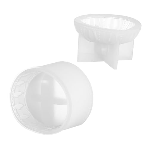 OSALADI DIY Silikonform Schmuckkästchen Gießform aus Sicherem Material für Epoxidharz Aufbewahrungsbox Herstellung mit Rillen Oberfläche Wiederverwendbar Kreativ für Individuelle von OSALADI