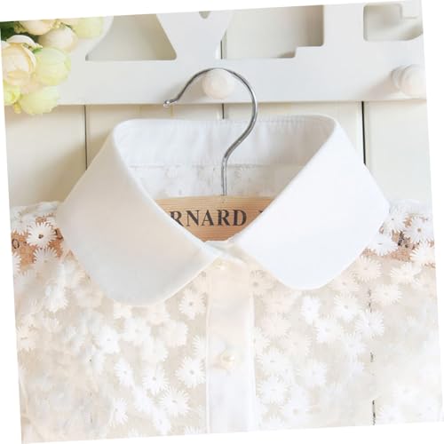 OSALADI Damen Spitzenkragen Weißer Abnehmbarer Baumwoll spitzenbesatz Halbkragen Leichte Fake Collar Bluse Zubehör für Pullover Kleider Vielseitiger Eleganter Blusenshirt akzent OSALADI Damen Spitzenkragen Weißer Abnehmbarer Baumwoll spitzenbesatz Halbkragen Leichte Fake Collar Bluse Zubehör für Pullover Kleider Vielseitiger Eleganter Blusenshirt akzent von OSALADI
