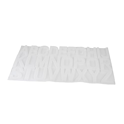 OSALADI Dekorative Alphabet Silikonform Multifunktionale Buchstabenform für Diy Schlüsselanhänger Anhänger Schmuckherstellung für Kreative Bastelprojekte Weiß Teiliges Set OSALADI Dekorative Alphabet Silikonform Multifunktionale Buchstabenform für Diy Schlüsselanhänger Anhänger Schmuckherstellung für Kreative Bastelprojekte Weiß Teiliges Set von OSALADI