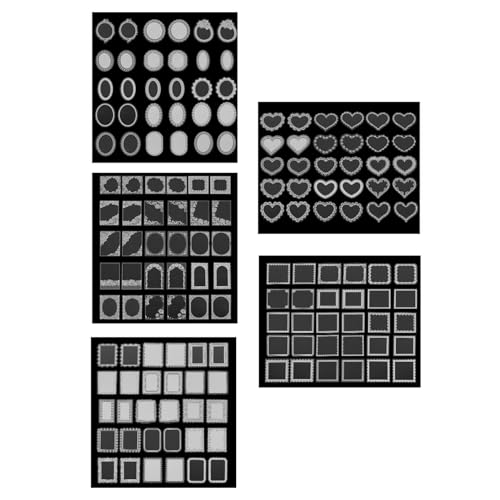 OSALADI Dekorative Sticker mit Design für Scrapbooking Tagebuch und Handarbeiten pro Packung Vielseitig Einsetzbar Hohe Zufällige Designs von OSALADI
