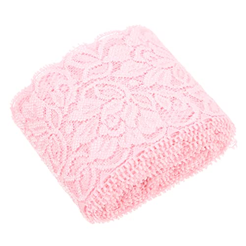 OSALADI Dekoratives Spitzenband für Diy Projekte Elastische Strapazierfähige Spitze Rosa für Bekleidungsaccessoires Vorhänge Tischdecken und Mehr OSALADI Dekoratives Spitzenband für Diy Projekte Elastische Strapazierfähige Spitze Rosa für Bekleidungsaccessoires Vorhänge Tischdecken und Mehr von OSALADI