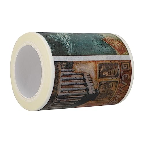 OSALADI Dekoratives Washi Tape Handreißbares Papierband für Scrapbooking und DIY Projekte Vintage Stempel Design Hochwertiges Klebeband für Journal und Dekoration OSALADI Dekoratives Washi Tape Handreißbares Papierband für Scrapbooking und DIY Projekte Vintage Stempel Design Hochwertiges Klebeband für Journal und Dekoration von OSALADI