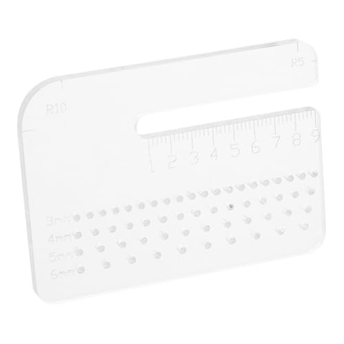OSALADI Dicke Multifunktionale Transparente Lederlochstanze aus Robustes Lederwerkzeug für DIY Lederhandwerk Geeignet für Gürtel Taschen Nähen und Bastelprojekte OSALADI Dicke Multifunktionale Transparente Lederlochstanze aus Robustes Lederwerkzeug für DIY Lederhandwerk Geeignet für Gürtel Taschen Nähen und Bastelprojekte von OSALADI