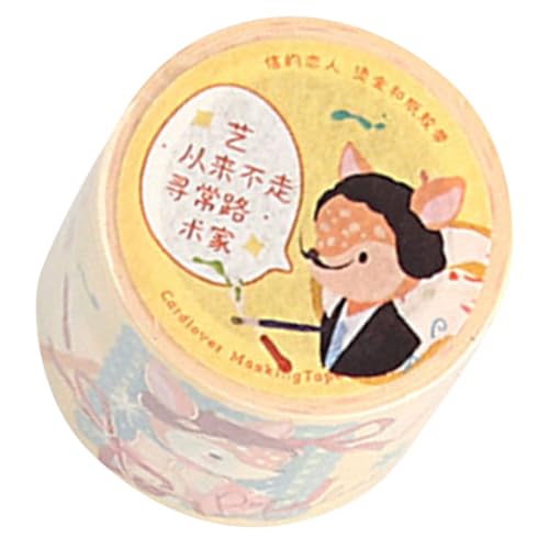 OSALADI Diy Dekoratives Masking Tape Wiederverwendbares Klebeband für Notizbücher Scrapbooking und Wandgestaltung Umweltfreundliches Geruchsneutrales Klebeband Design OSALADI Diy Dekoratives Masking Tape Wiederverwendbares Klebeband für Notizbücher Scrapbooking und Wandgestaltung Umweltfreundliches Geruchsneutrales Klebeband Design von OSALADI