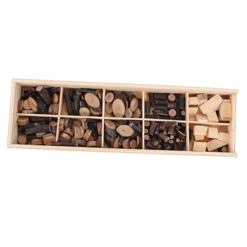 OSALADI Diy Holzscheiben Bastelset für Holzmaterial für Kindergarten Bastelprojekt Kreativität und Geschicklichkeit als Hängende Dekoration für Frühkindliche Bildung und Kreative von OSALADI