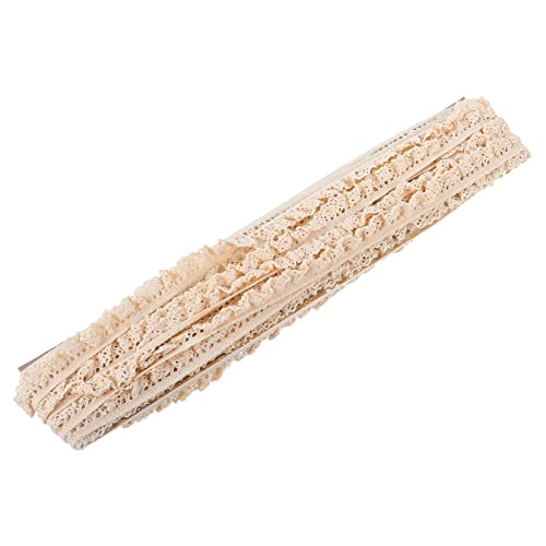 OSALADI Diy Kleidung Zubehör Elastische Spitzenborte Yards Dekoratives Spitzenband für Hochzeitsdekoration Nähprojekte und Haaraccessoires von OSALADI