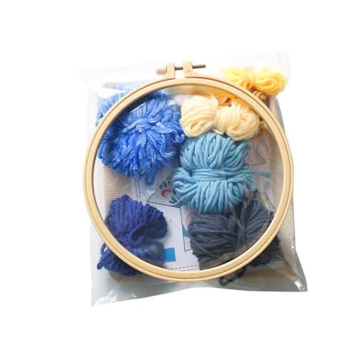 OSALADI Diy Punch Needle Stickerei für Anfänger Ergonomisches Werkzeug Holzgriff Stoffvorlagen und Bunten für Kreative Projekte mit Kindern und Freunden für Diy Kunsthandwerk OSALADI Diy Punch Needle Stickerei für Anfänger Ergonomisches Werkzeug Holzgriff Stoffvorlagen und Bunten für Kreative Projekte mit Kindern und Freunden für Diy Kunsthandwerk von OSALADI