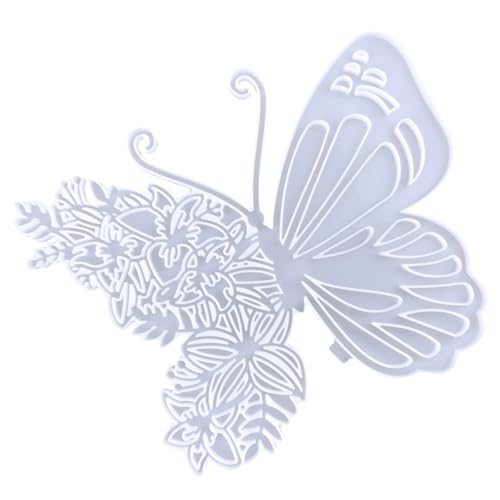 OSALADI Diy Schmetterling Silikonform für Wanddekoration Multifunktionale Gießform für Handgefertigte Schmetterling Hänger Wiederverwendbar und Leicht zu Reinigen für Kreative von OSALADI
