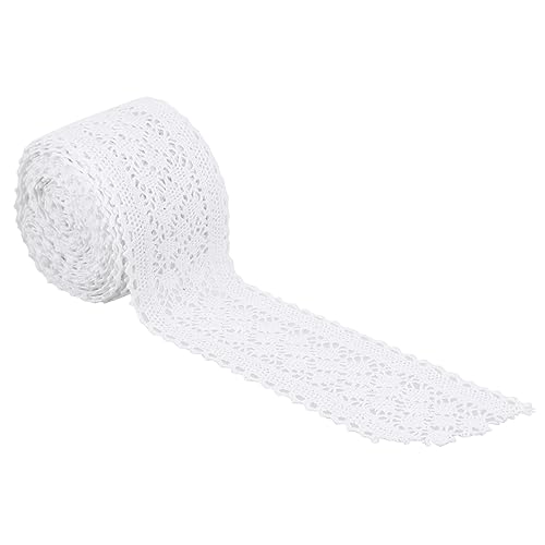 OSALADI Diy Spitzenband Baumwolle Yards Breit für Dekoration Basteln Hochzeiten und Kleidung Langlebig Vielseitig Einsetzbar Romantischer Flair OSALADI Diy Spitzenband Baumwolle Yards Breit für Dekoration Basteln Hochzeiten und Kleidung Langlebig Vielseitig Einsetzbar Romantischer Flair von OSALADI