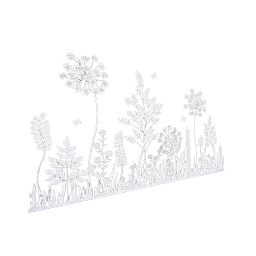 OSALADI Diy Stanzform Karbonstahl für Grußkarten Blumen und Pflanzenmuster Wiederverwendbar Kompatibel mit Stanz und Prägegeräten für Scrapbooking und Bastelprojekte von OSALADI