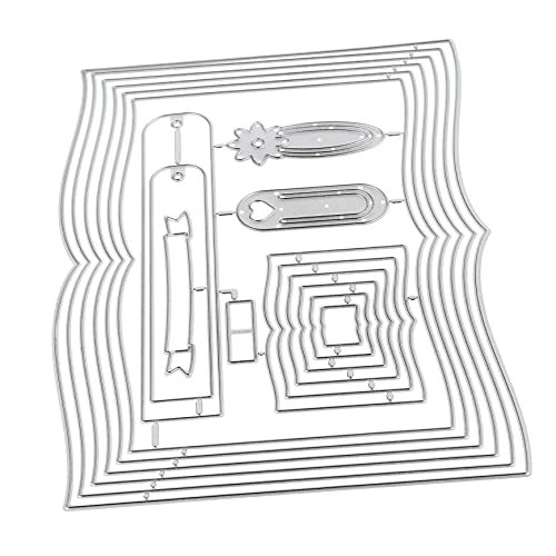 OSALADI Diy Stanzschablone Robustem Karbonstahl Langlebige Buch Schneideformen für Scrapbooking Dekorative Stanzformen zum Basteln Einfach zu Bedienen Kreative Diy Projekte OSALADI Diy Stanzschablone Robustem Karbonstahl Langlebige Buch Schneideformen für Scrapbooking Dekorative Stanzformen zum Basteln Einfach zu Bedienen Kreative Diy Projekte von OSALADI