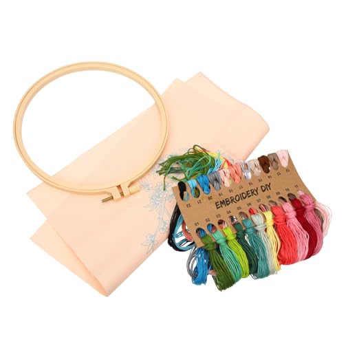 OSALADI Diy Stickerei Set für Anfänger Komplettes Stickmaterial mit Stickrahmen für Kreuzstich Handarbeiten und Kreative Projekte Sicher und Benutzerfreundlich OSALADI Diy Stickerei Set für Anfänger Komplettes Stickmaterial mit Stickrahmen für Kreuzstich Handarbeiten und Kreative Projekte Sicher und Benutzerfreundlich von OSALADI