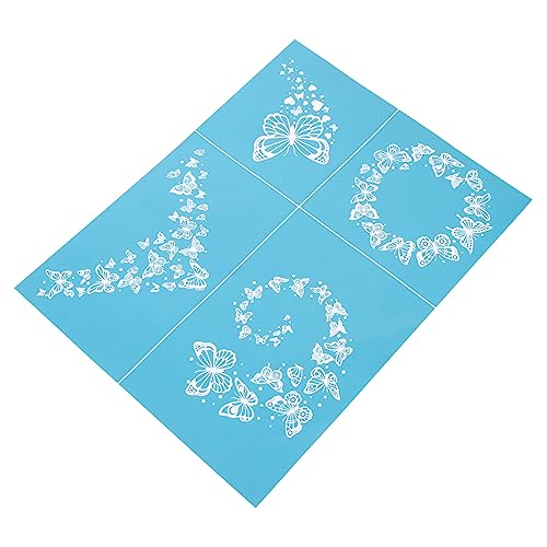 OSALADI Diy Waschbare Siebdruckschablone Wiederverwendbare Mesh Transfer Vorlage für Textilmalerei Geeignet für Shirts Kissen und Heimdekoration von OSALADI