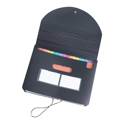OSALADI Dokumentenmappe Fächer Organizer für Büro und Zuhause Tragbare Aktenmappe mit Großer Kapazität für Unterlagen Fotos und Karten Robust und Vielseitig Einsetzbar für Geschäftliche von OSALADI