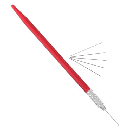 OSALADI Doll Hair Rerooting Kit mit Nadeln und Halter Präzise DIY Puppenhaar Reparaturwerkzeuge für Natürliche Haarwurzeln Langlebiges Puppenhaar Bastelset für Puppenliebhaber von OSALADI