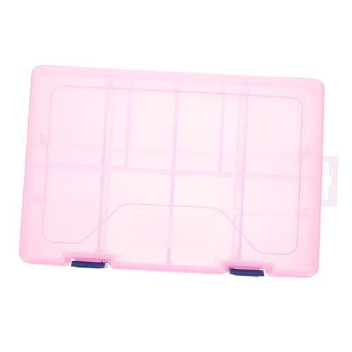 OSALADI Doppellagige Aufbewahrungsbox mit Fächern Transparenter Schmuck Organizer Abnehmbare DIY Lagerbox für Kleine Accessoires Kompakte Aufbewahrungseinheit in Rosa OSALADI Doppellagige Aufbewahrungsbox mit Fächern Transparenter Schmuck Organizer Abnehmbare DIY Lagerbox für Kleine Accessoires Kompakte Aufbewahrungseinheit in Rosa von OSALADI
