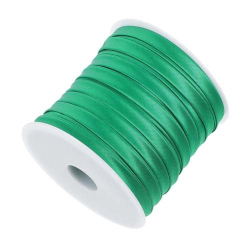 OSALADI Doppelt Gefaltetes Twill Riemenkantenband Schrägband Doppelt Gefaltetes Quilt Schrägband Randband Nähbesatz Nahtband Schrägband Nähband Nahtband Grüner Satin von OSALADI