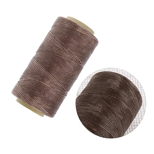 OSALADI Echtes Leder Nähgarn Flache Wachsschnur für Diy Handnaht Reparatur und Buchbinden Braun Langlebig Vielseitig für Lederprojekte OSALADI Echtes Leder Nähgarn Flache Wachsschnur für Diy Handnaht Reparatur und Buchbinden Braun Langlebig Vielseitig für Lederprojekte von OSALADI