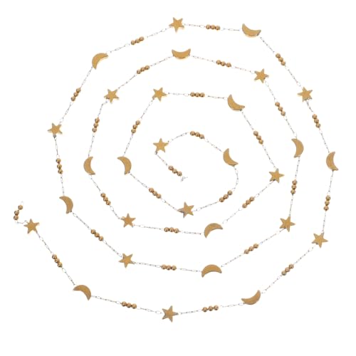 OSALADI Edelstahl Schmuckkette mit Mond Sternmotiven Stabile DIY Gliederkette für Halsketten Armbänder Fußkettchen Verstellbar für Kreative Schmuckherstellung Langlebig und Elegant OSALADI Edelstahl Schmuckkette mit Mond Sternmotiven Stabile DIY Gliederkette für Halsketten Armbänder Fußkettchen Verstellbar für Kreative Schmuckherstellung Langlebig und Elegant von OSALADI