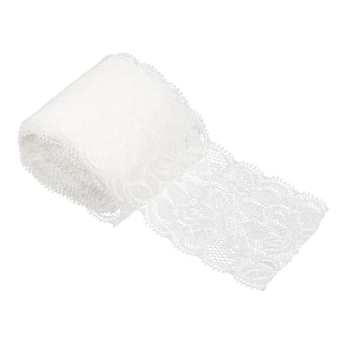 OSALADI Elastische Weiße Spitzenborte Strapazierfähiges Dekoratives DIY Spitzenband für Bekleidung Unterwäsche Handarbeit Festliche Geschenkverpackung OSALADI Elastische Weiße Spitzenborte Strapazierfähiges Dekoratives DIY Spitzenband für Bekleidung Unterwäsche Handarbeit Festliche Geschenkverpackung von OSALADI