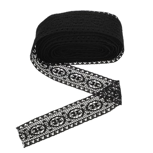 OSALADI Elastisches Spitzenband für DIY Unterwäsche und Bekleidungszubehör Schwarz für Nähprojekte Hochzeitsdekorationen und Bastelarbeiten OSALADI Elastisches Spitzenband für DIY Unterwäsche und Bekleidungszubehör Schwarz für Nähprojekte Hochzeitsdekorationen und Bastelarbeiten von OSALADI