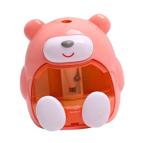 OSALADI Elektrischer Cartoon Bär Automatischer Anspitzgerät mit Glatter Oberfläche für Schule Büro Zuhause Sicherer Kompakter Anspitzgerät für Jungen Mädchen Farblich Zufällige Farbe OSALADI Elektrischer Cartoon Bär Automatischer Anspitzgerät mit Glatter Oberfläche für Schule Büro Zuhause Sicherer Kompakter Anspitzgerät für Jungen Mädchen Farblich Zufällige Farbe von OSALADI