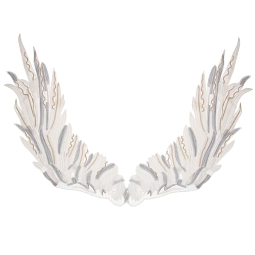 OSALADI Embroidered Wing Patches für Kleidung Diy Spitzenapplikationen zur Reparatur von Textilien Dekorative Flicken für Kleidung Kissen und Mehr von OSALADI