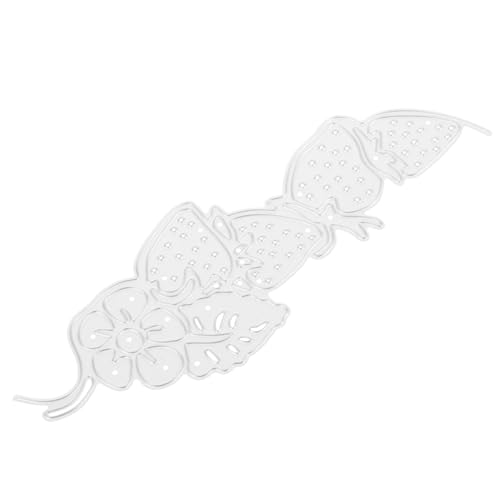 OSALADI Erdbeer Stanzschablone Kohlenstoffstahl Diy Metall Schneidform für Scrapbooking Fotoalben und Kartenherstellung Geeignet für Hochzeitskarten und Kreative Papiergestaltung von OSALADI