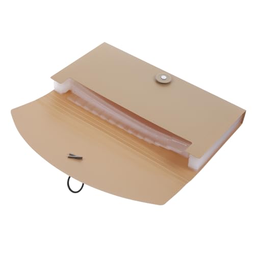 OSALADI Erweiterbarer Fächer Fächermappe aus Robustem PP Material Wasserdichter Ordner mit Elastischem Verschlussband und Farbigen Etiketten Praktischer Dokumenten Organizer für Büro und OSALADI Erweiterbarer Fächer Fächermappe aus Robustem PP Material Wasserdichter Ordner mit Elastischem Verschlussband und Farbigen Etiketten Praktischer Dokumenten Organizer für Büro und von OSALADI